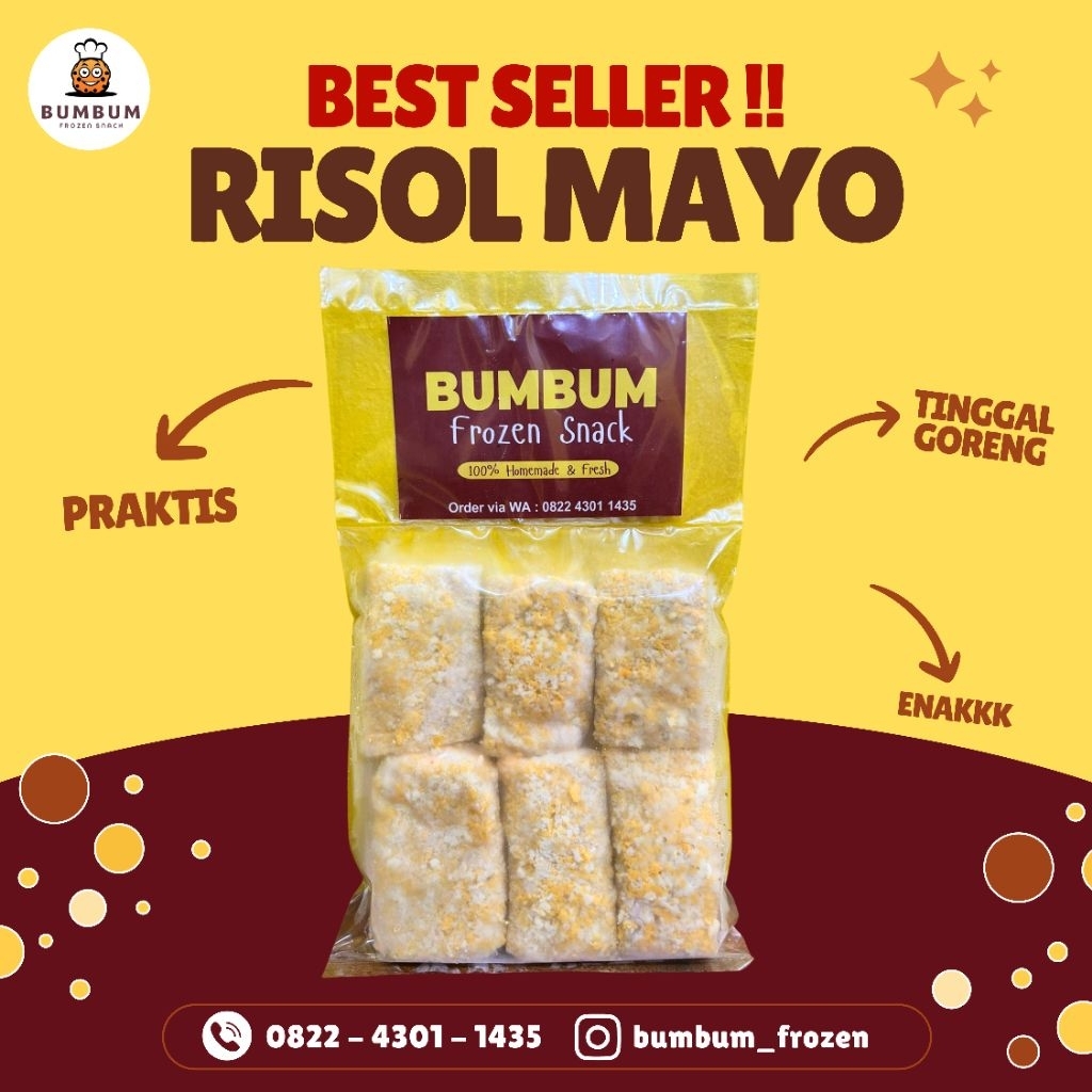 

Risol Mayo Premium Smoked Beef dan Telor
