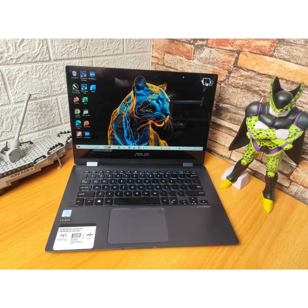 Laptop Windows ASUS Tp412FA Intel core i5 gen 8 ram 8gb ddr4 ssd 512 GB nvme 14 inch FHD Touchscreen