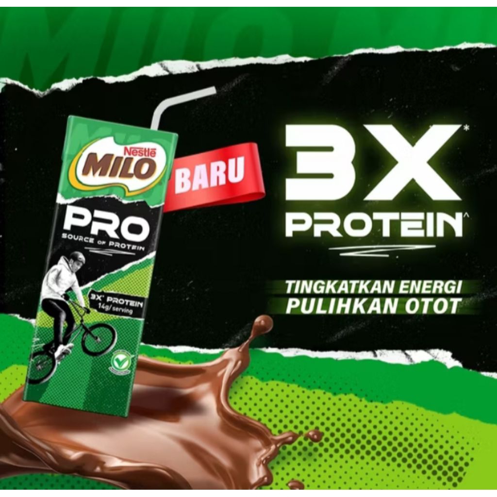 

milo pro protein UHT // minuman nestle 225 ml