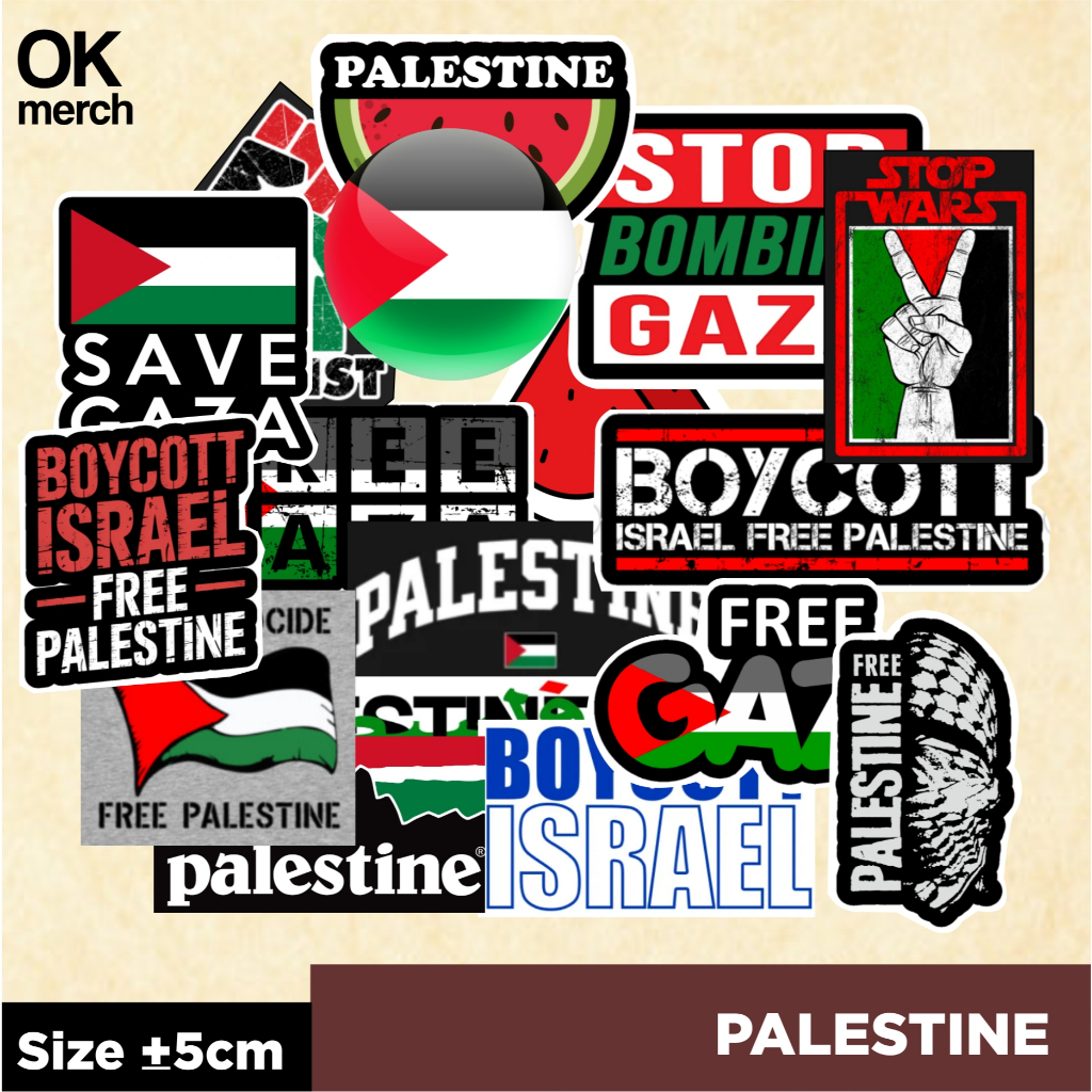 

Palestine - Sticker Indoor Vinyl Die Cut Laminasi - Stiker Laptop Handphone Buku