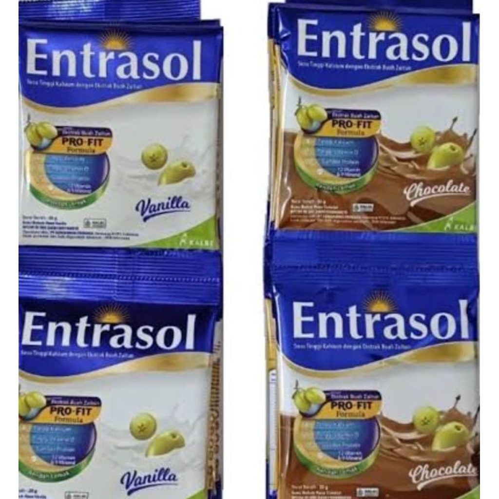 

( rentengan) susu entrasol tingi kalsium 1renteng isi 10pcs x 20 gram...
