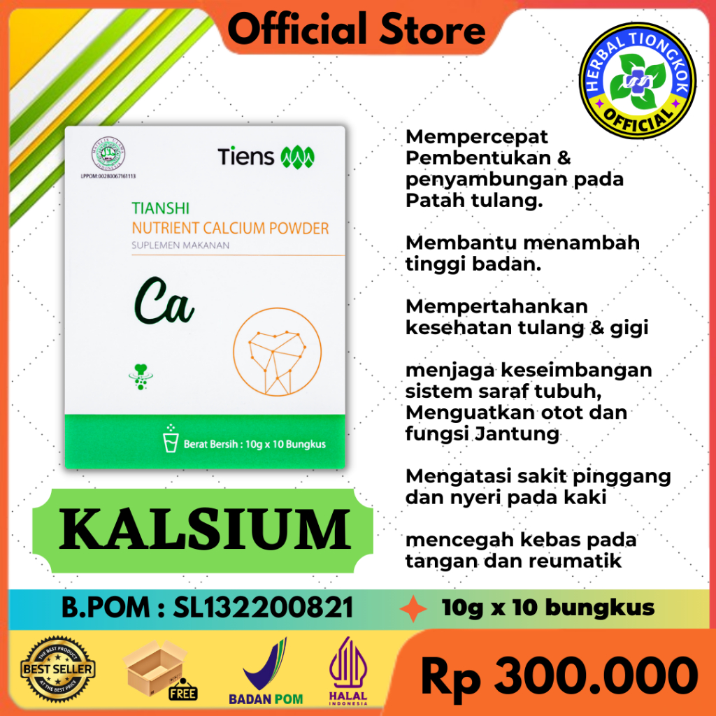 

Tiens Susu Tinggi Kalsium Mempercepat Penyambungan Patah Tulang Kekurangan Kalsium Tinggi Badan