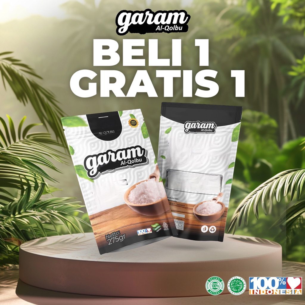 

Garam Terapi AlQolbu Original 100% Isi 2pcs Kemasan 275gr