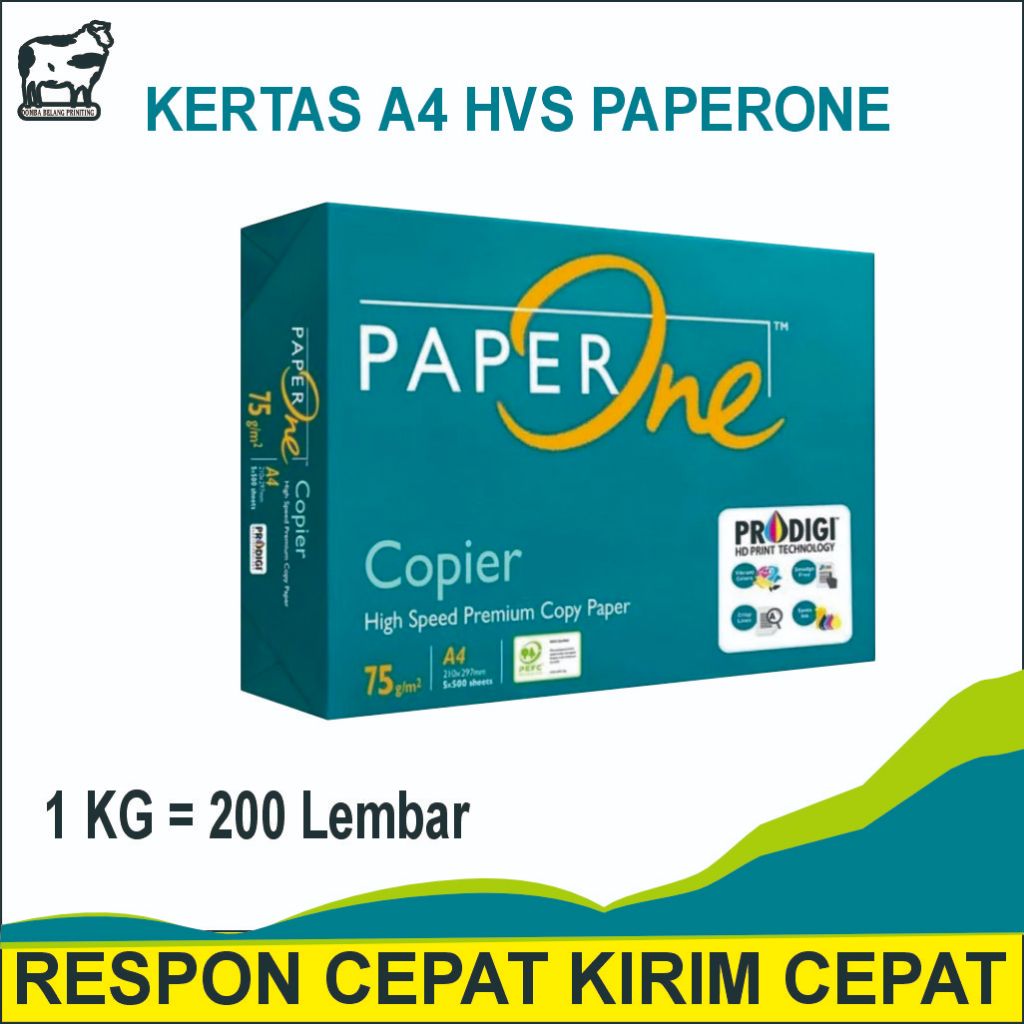 

Gramedia Bogor - Paper One HVS A4 75Gr: High Quality Kertas HVS A4