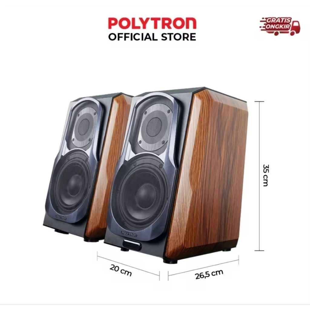 Polytron Speaker Bluetooth PHS 6A AUDIVO BAZZOKE