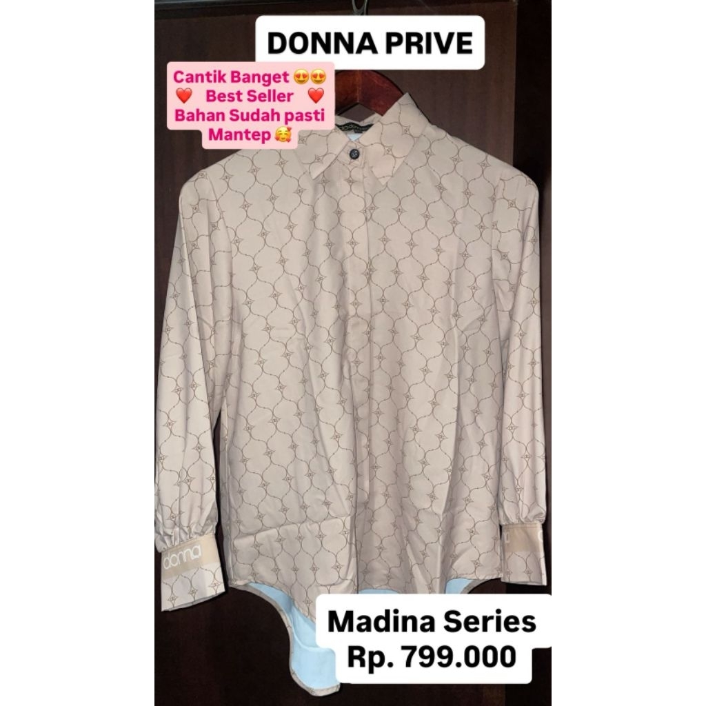 Donna Prive Kemeja Madina series Donna Scarves