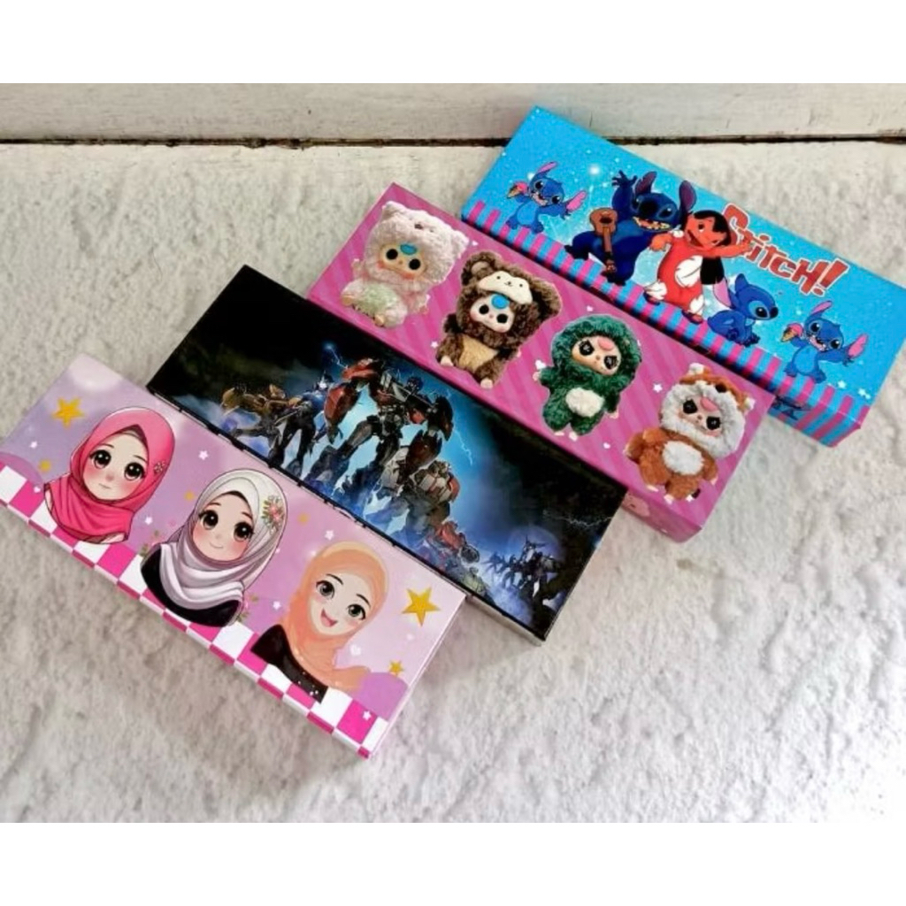 

Kotak Pensil dus Fancy/kotak pensil gambar lucu