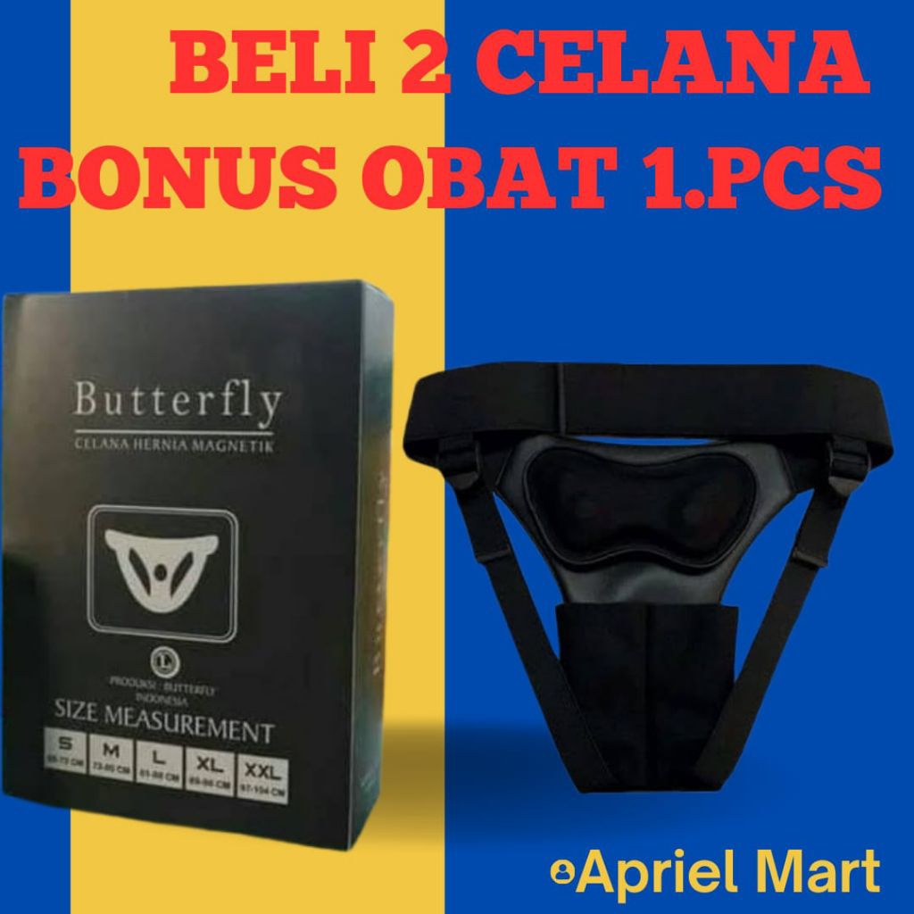 Celana Hernia Magnetik Butterfly Original Pria Dewasa