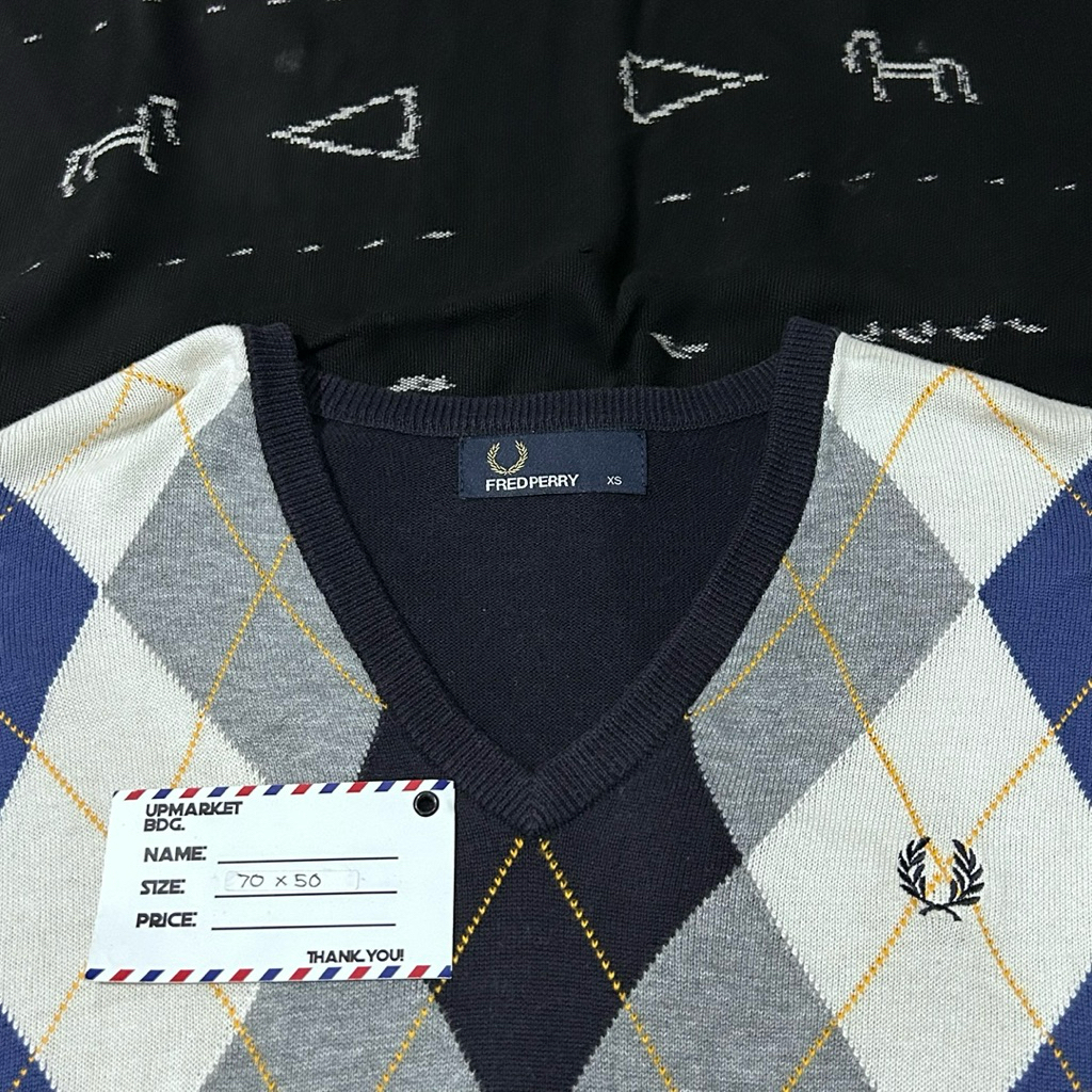 Fred Perry Argyle Knitwear