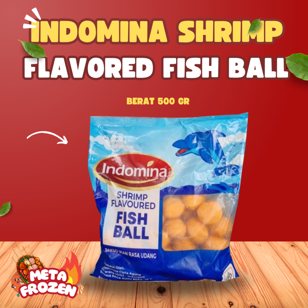 

Indomina Shrimp Flavored FIsh Ball 500 Gr