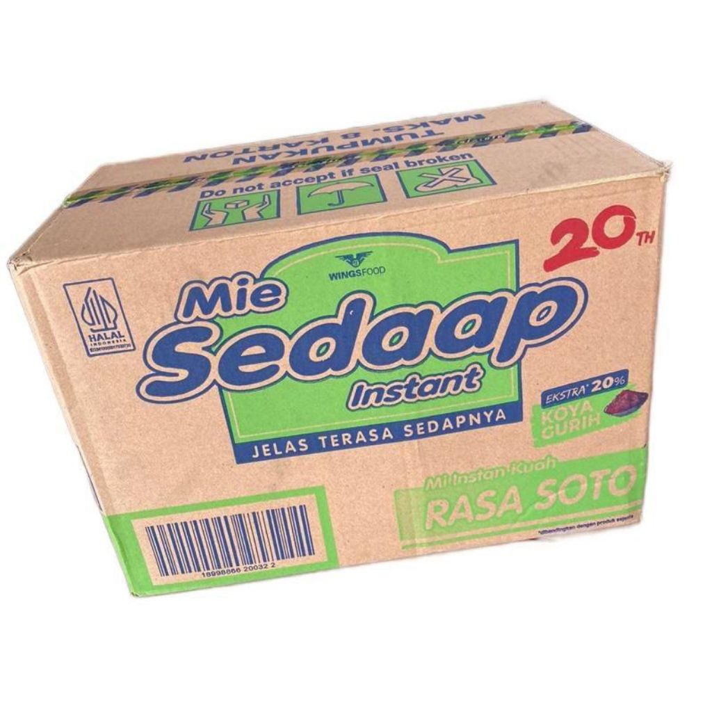 

Mie Sedaap Soto 1 dus isi 40 pcs