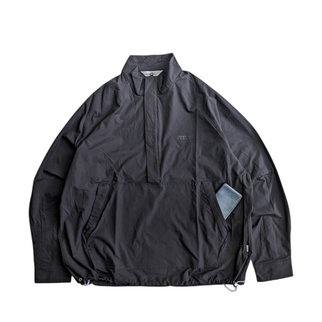 JAKET LAFUDGE HALFZIP HITAM