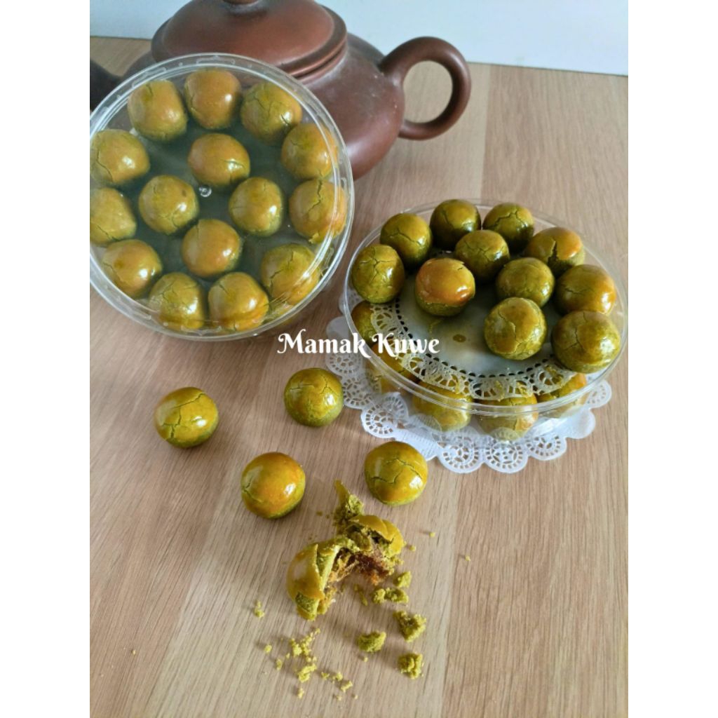 

Nastar Green Tea Kemasan Toples Bulat 500gr