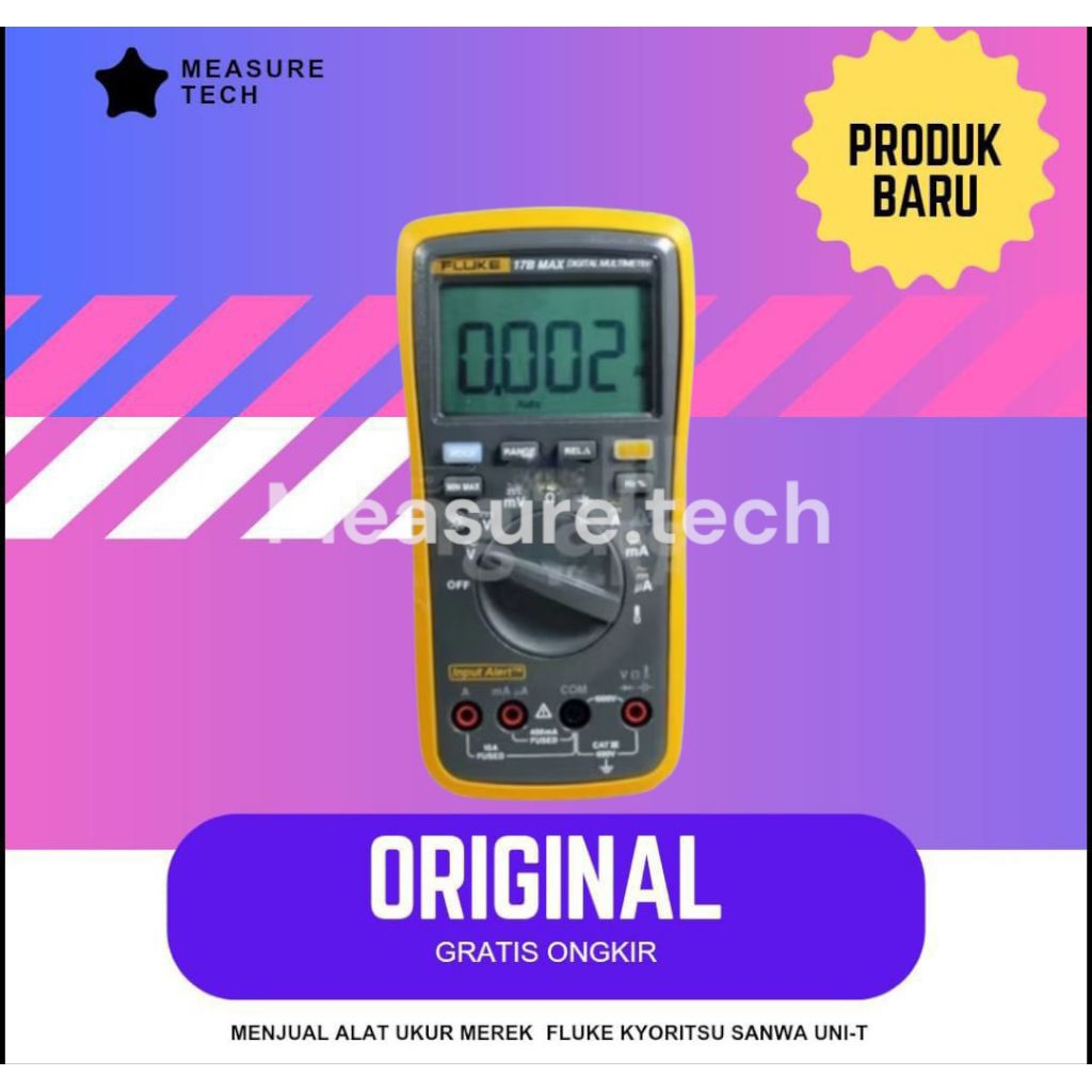 Fluke 17B Max Digital Multimeter Multitester Fluke 17B Max original 100%