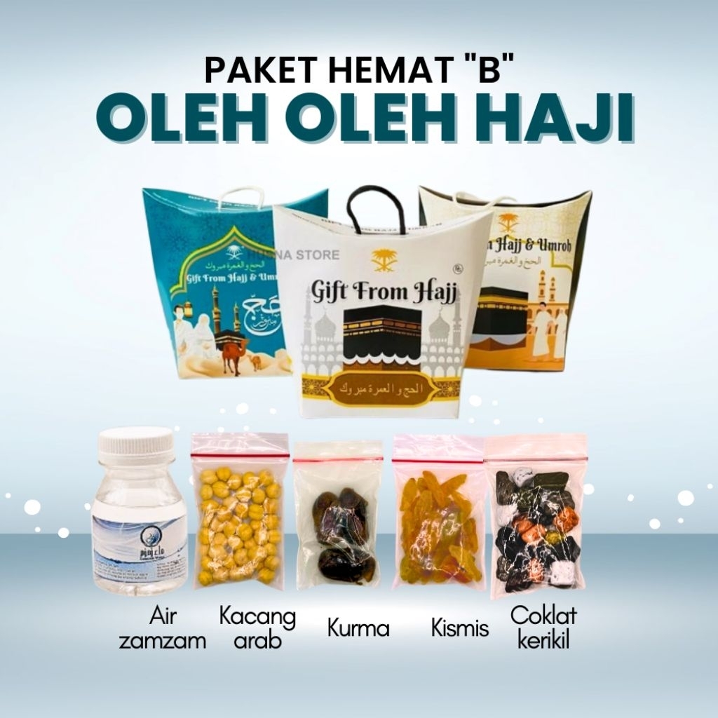 

Paket Hemat Oleh oleh Haji Dan Umroh Paket B Air Zamzam Dus tali