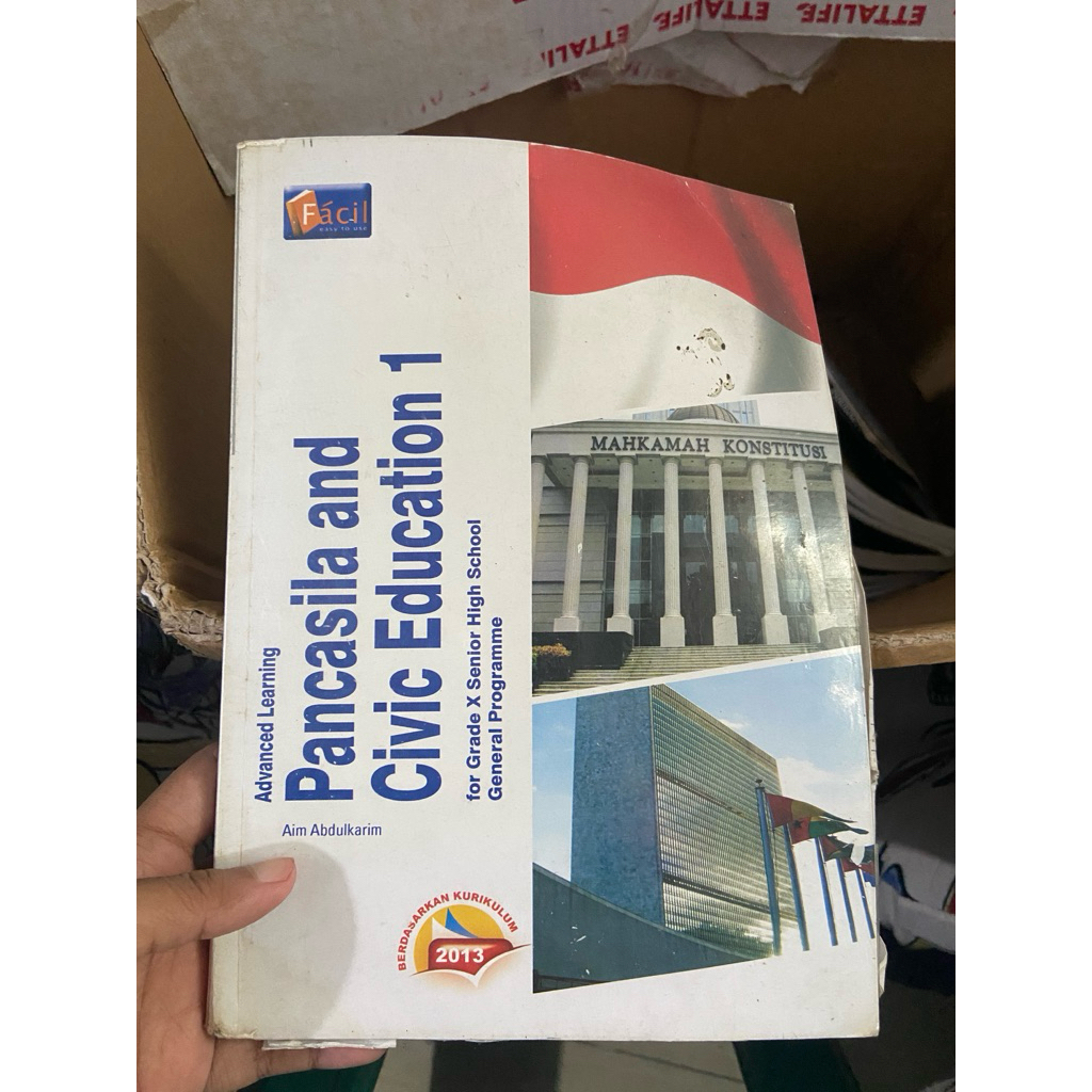 BUKU PPKN PKN KELAS 10 PENERBIT FACIL ADVANCED LEARNING PANCASILA AND CIVIC EDUCATION 1 KELAS X 10 K