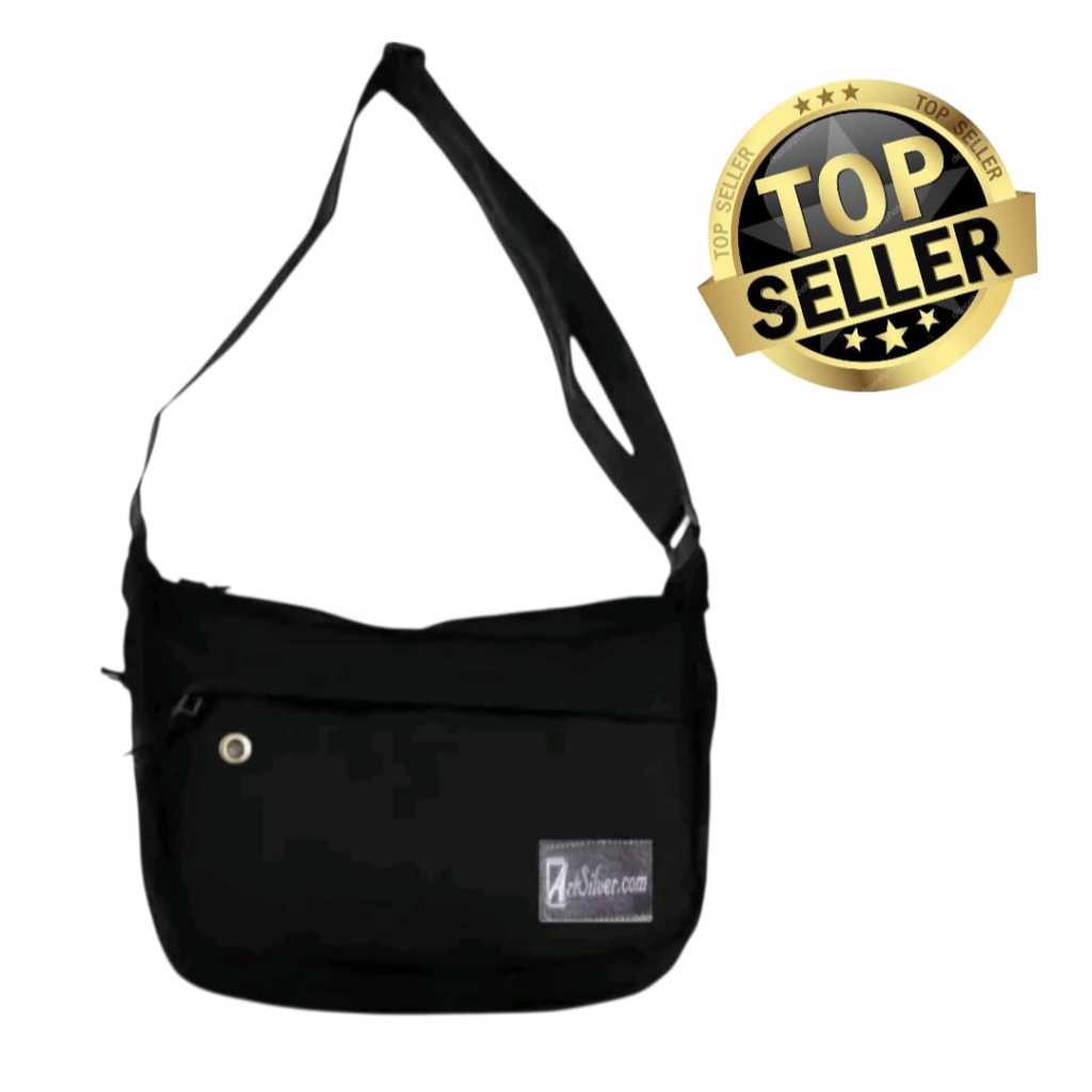 Slingbag pria casual trend bahan nilon - tas selempang pria dan wanita high quality