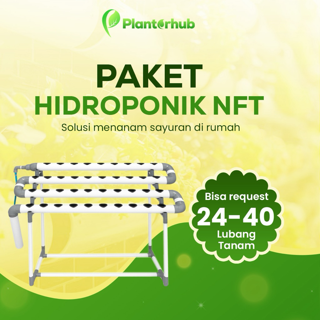 Planterhub - Paket Instalasi Hidroponik NFT
