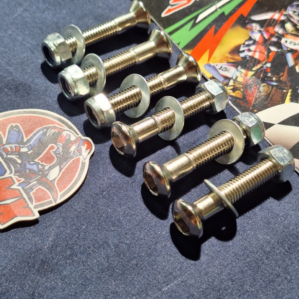 Baut Baud Gir Gear Belakang Panjang Spacer Supermoto CRF 150 WR 155 SRX VZM Original