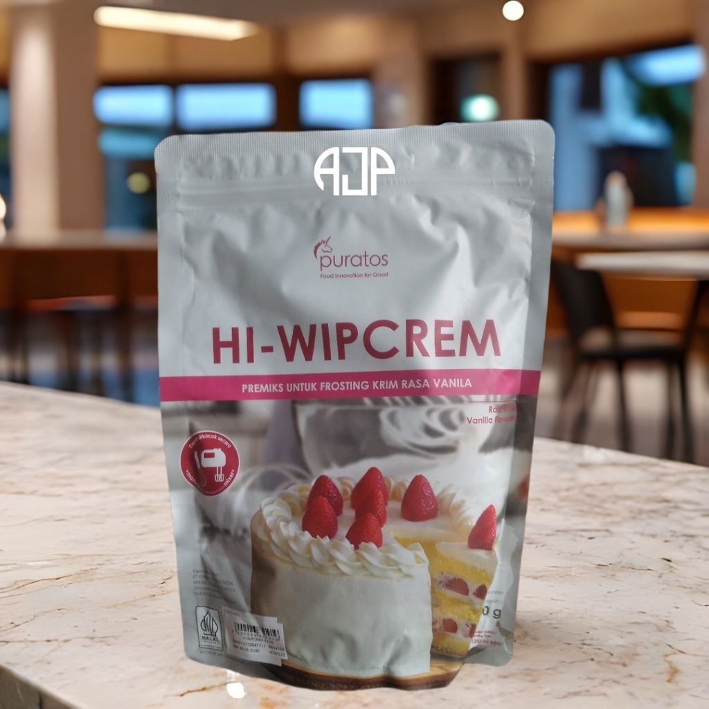 

Puratos HI WIPCREM Bubuk Rasa Vanila 400 gr