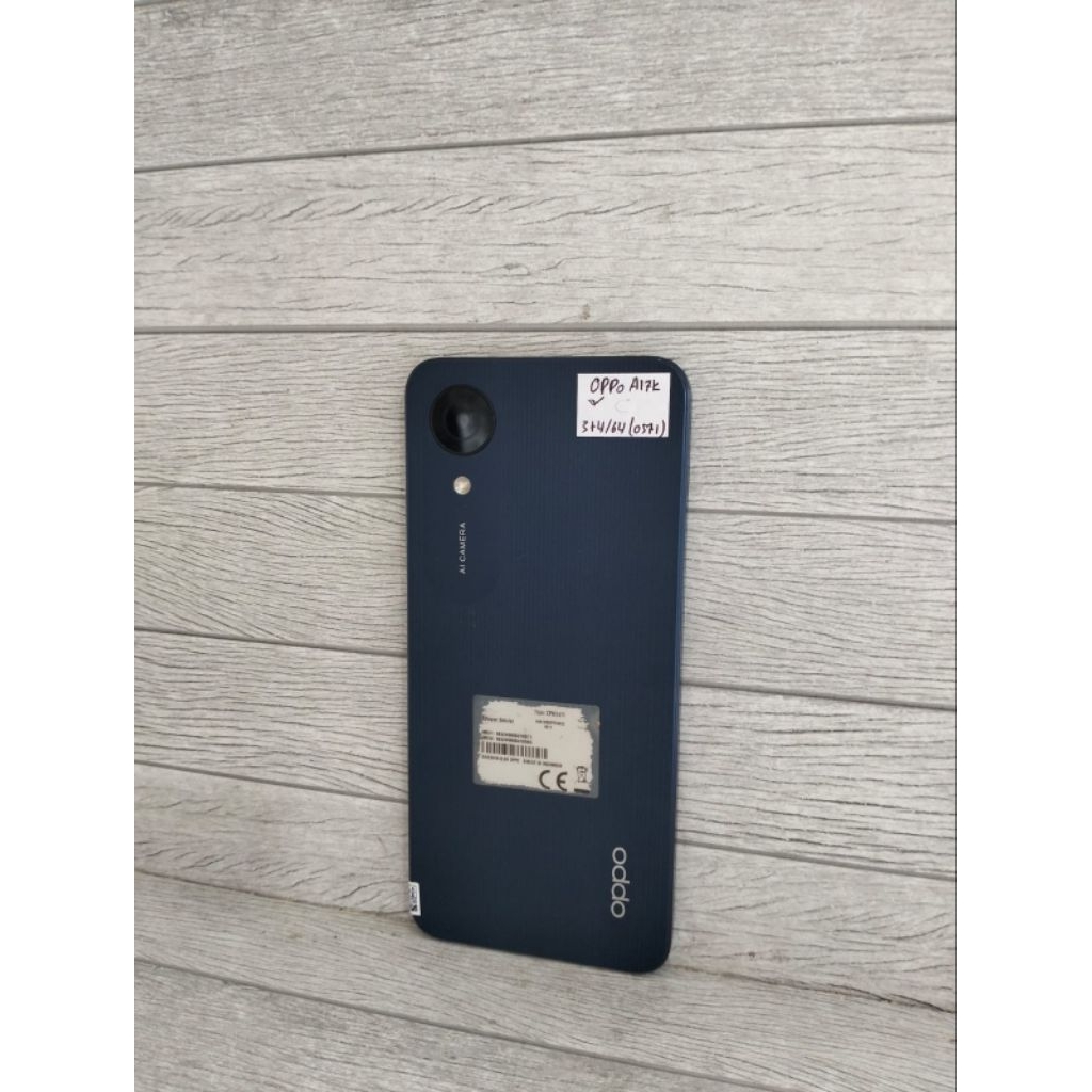 Oppo A17k Ram 3+4/64gb second original