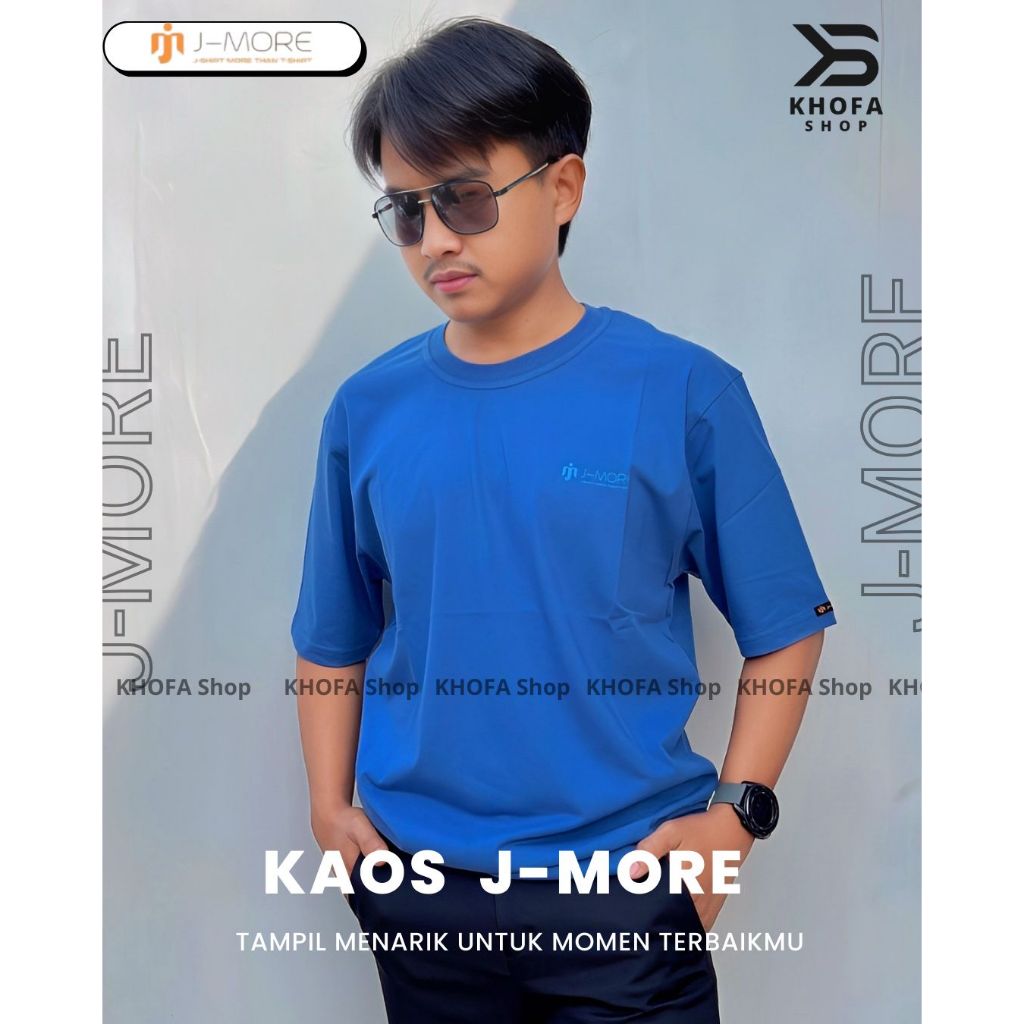 Kaos oblong Distro JMORE Premium Unisex | Cotton Combed 24s/30s – Adem, Halus, Nyaman
