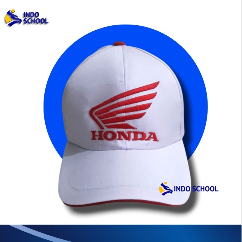 Topi mekanik Honda, Topi Honda full bordir topi honda, topi motor, topi honda racing, topi bordir ho