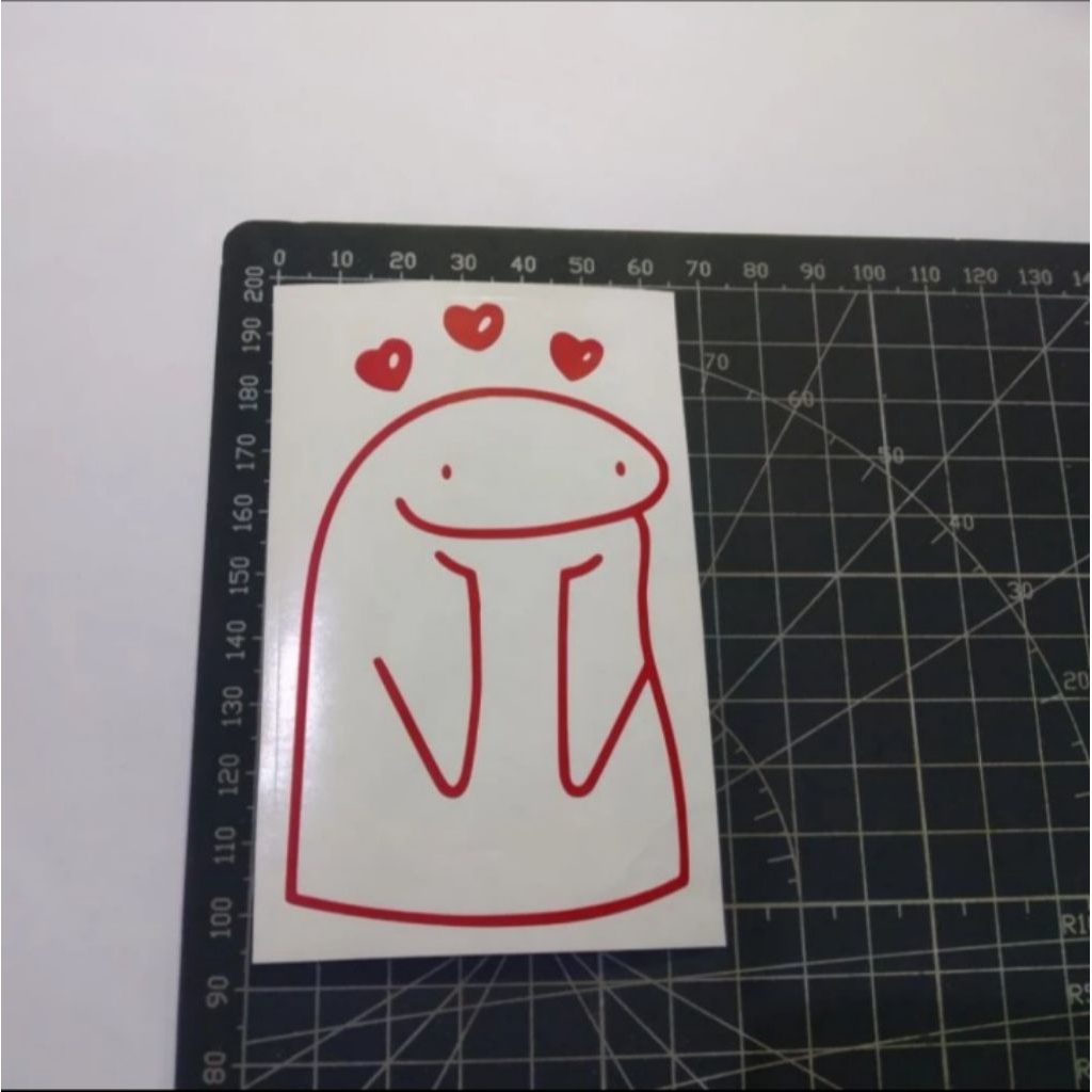 

stiker cutting flork meme