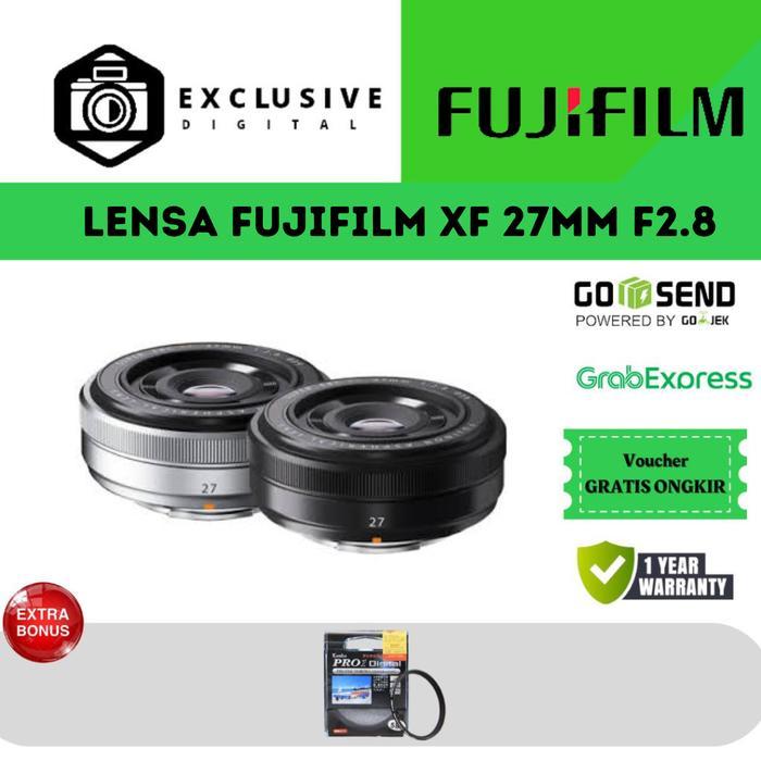 LENSA FUJIFILM XF 27MM F2.8 PANCAKE FUJINON / LENSA FUJIFILM 27MM F2.8