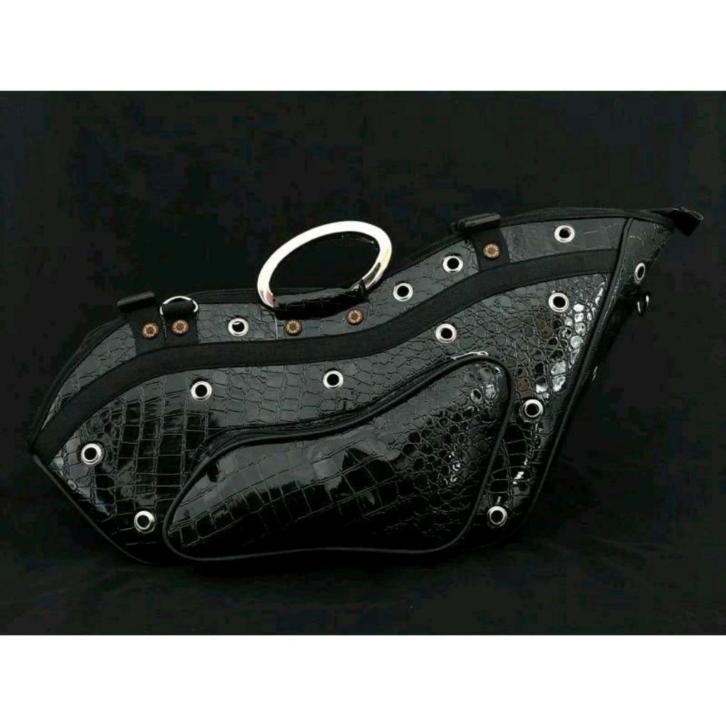 Tas kiso ayam jago - slingbag kisa rooster ayam Bangkok - tas ayam bahan kulit croco - tas kiso ayam