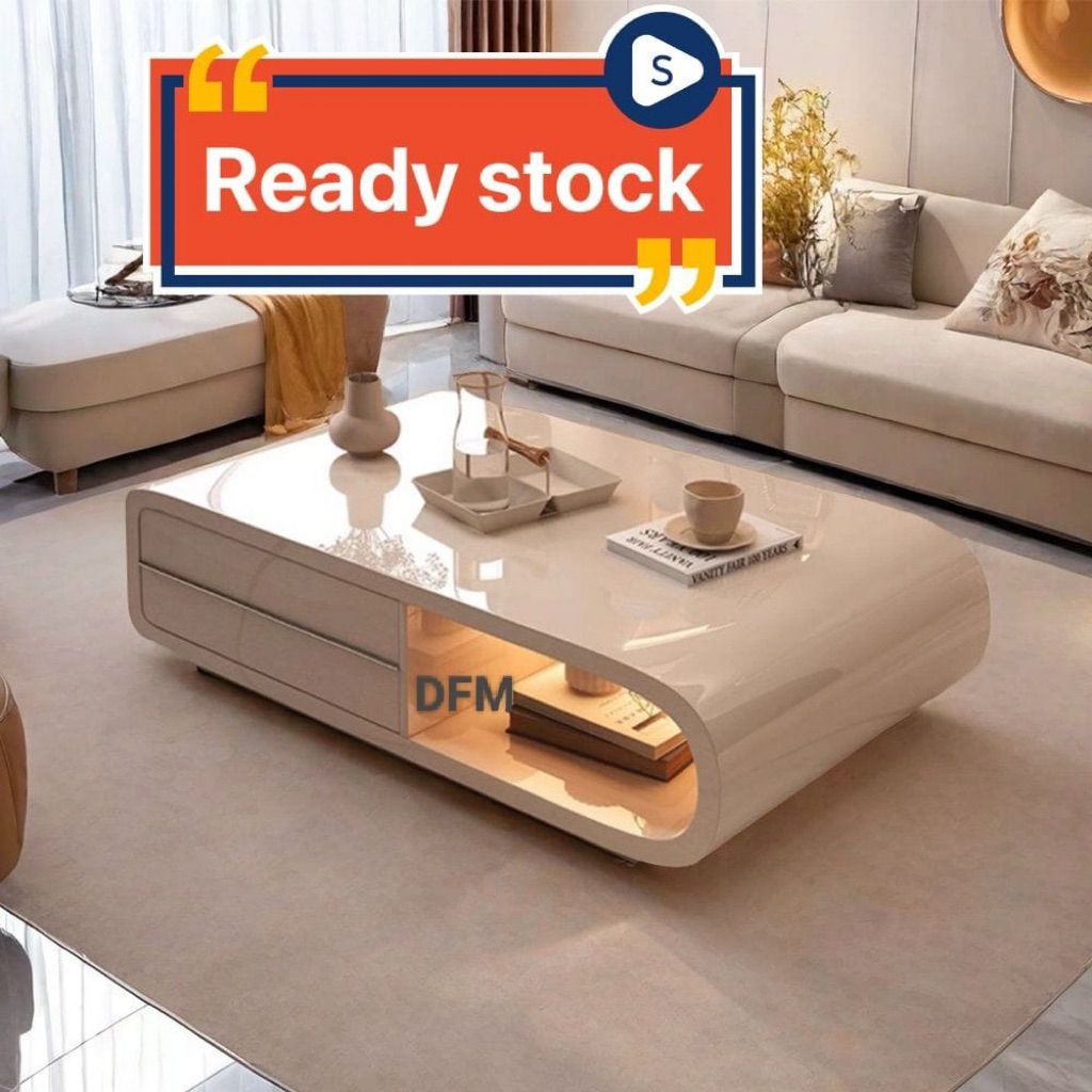 Meja Tamu HPL Super Mewah/Meja Sofa/Coffe Table/Meja Tamu Minimalist