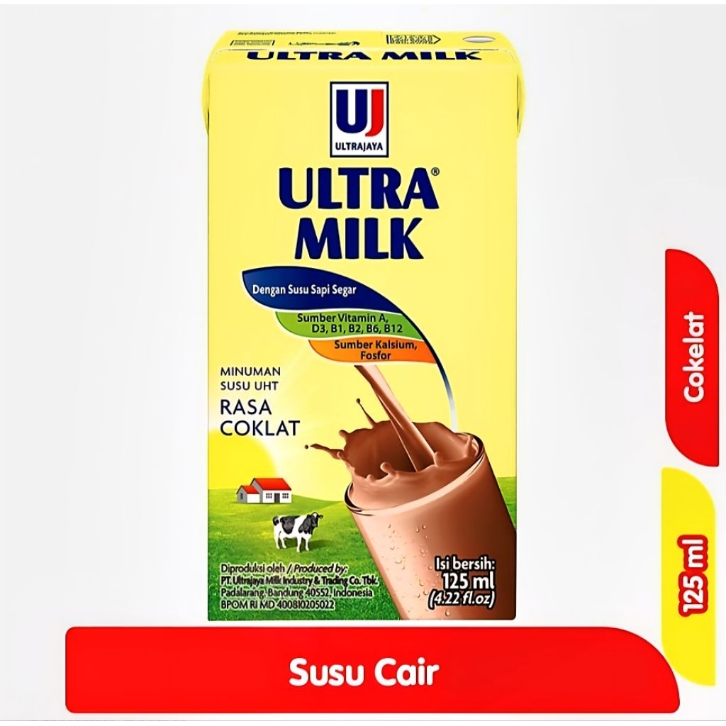 

ULTRA MILK SUSU UHT COKLAT KOTAK 125ml