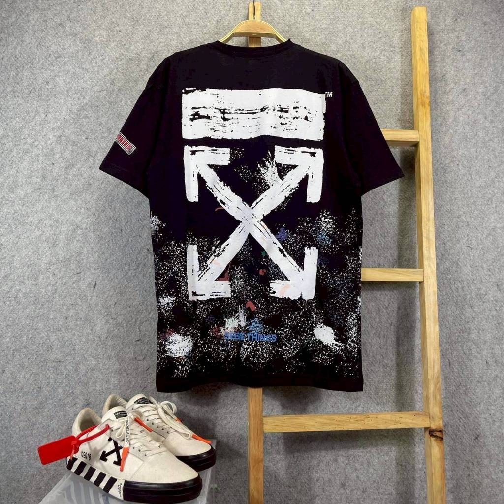KAOS T-SHIRT STREETWEAR VIRGIL ABLOH GALAXY TEE BLACK