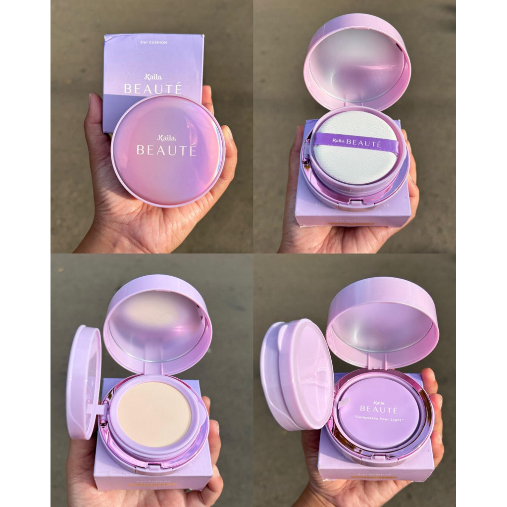KAILA BEAUTE 2in1 CUSHION & COMPACT POWDER