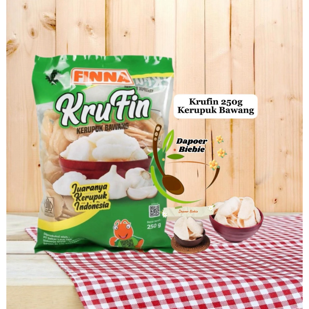 

KRUFIN Kerupuk Bawang Mentah 250g