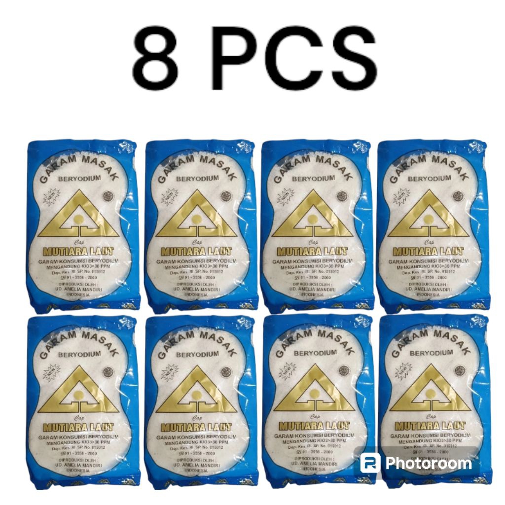 

Garam halus 10 Pcs beryodium untuk memasak netto 100 gr