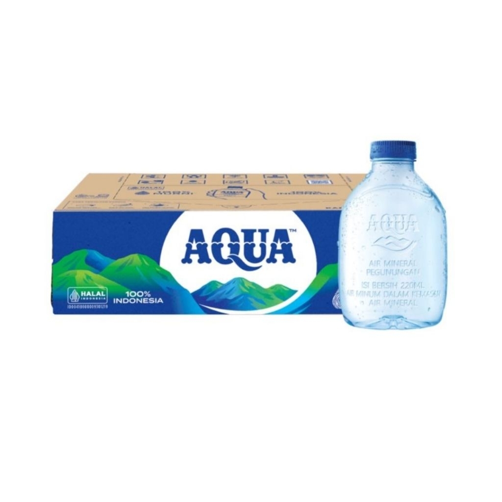

AQUA CUBE AIR MINERAL ISI 1 DUS (24 PCS @220ML)