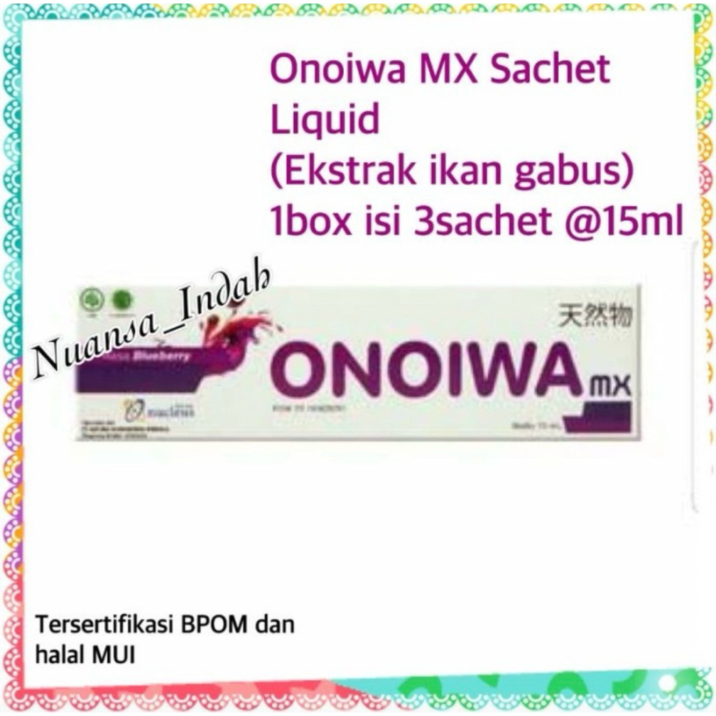 Onoiwa MX Ekstrak Ikan Gabus Albumin Untuk pembelian Jumlah Banyak