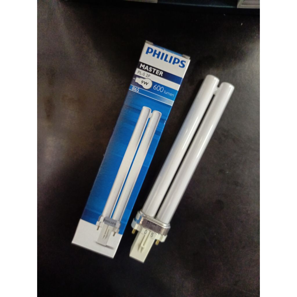 Lampu PLS 9w 865 2 Pin cahaya putih Philips