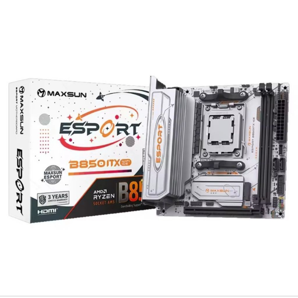 Motherboard Maxsun Esport B850ITX Wifi Ice AM5