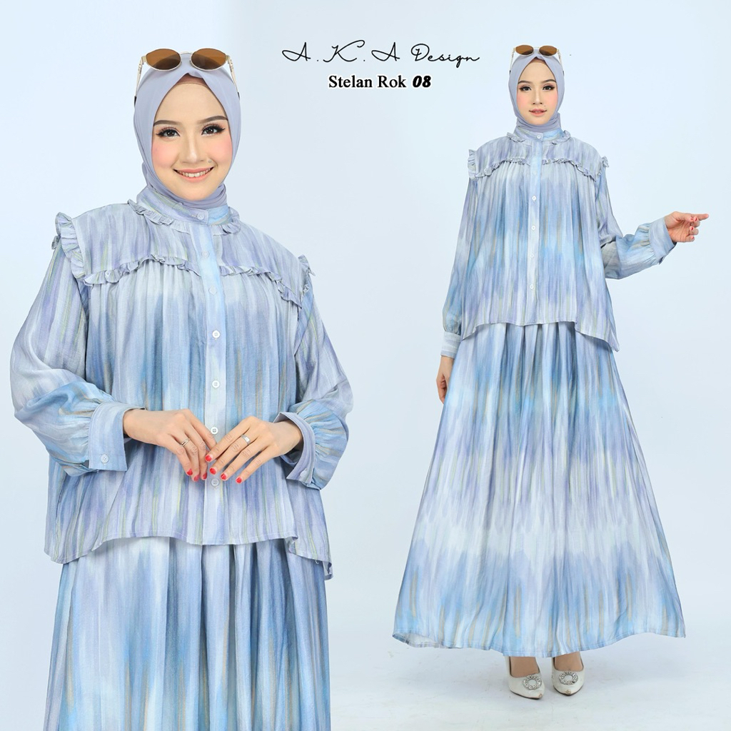 08 AKA DESIGN READY STELAN ROK MOTIF TERBARU BEST SELLER