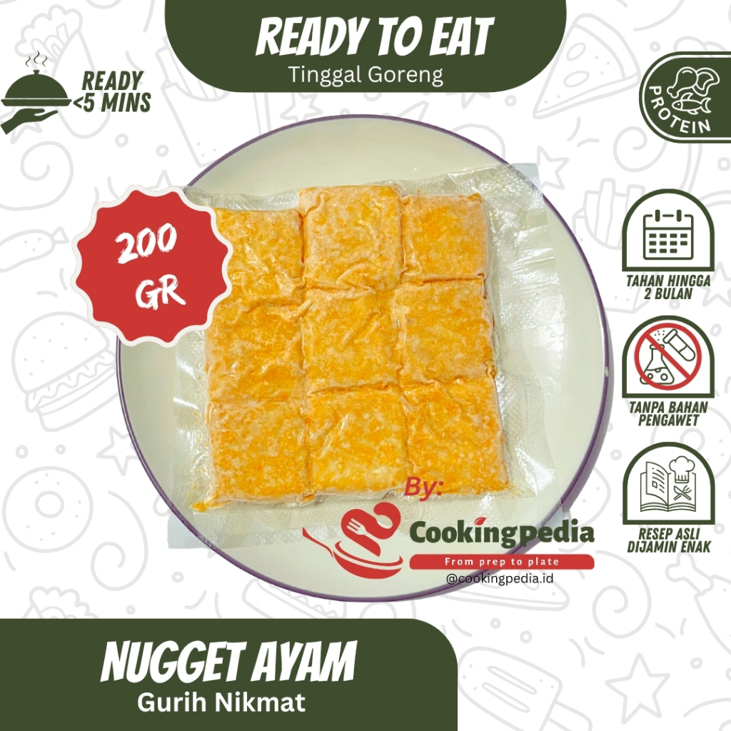 

[Cookingpedia] Nugget Ayam I Homemade I Tanpa Pengawet I Tinggal Goreng I Nugget Ayam I Ready to Eat
