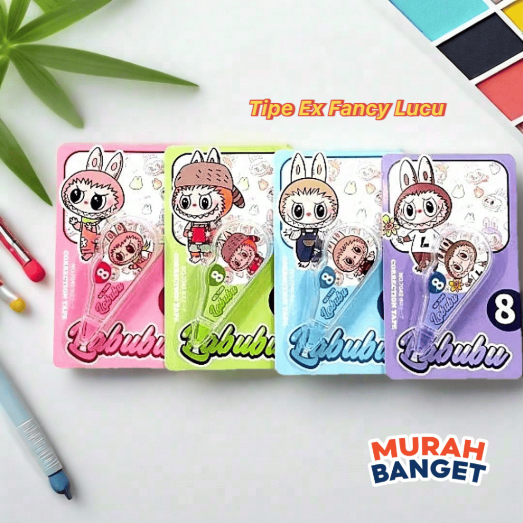 

CORRECTION ROLLER LABUBU 8M / TIPE-X KERTAS 1 pcs Murah