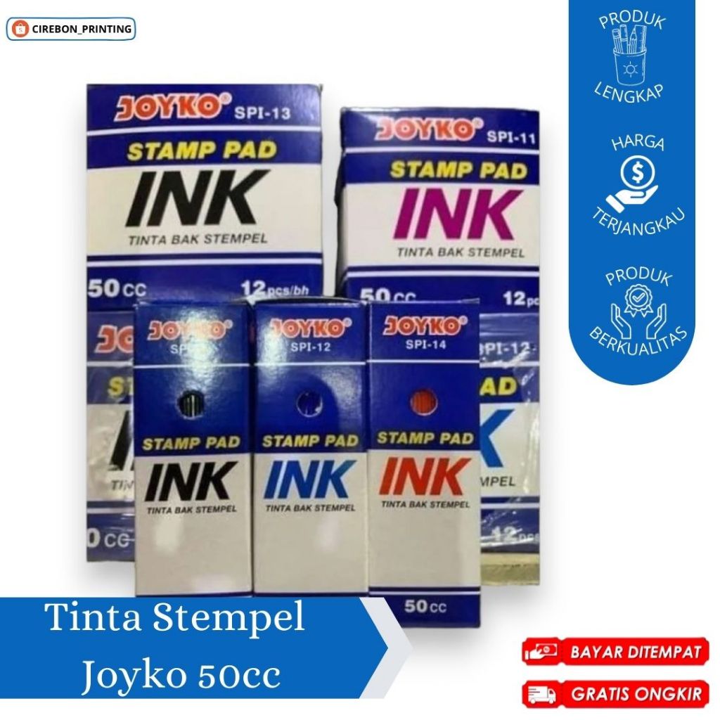 

REFILL TINTA STEMPEL / TINTA JOYKO / TINTA BAK STEMPEL / STAMP PAD INK / STATIONERY / GROSIR / CIREBON / COD / FREE ONGKIR