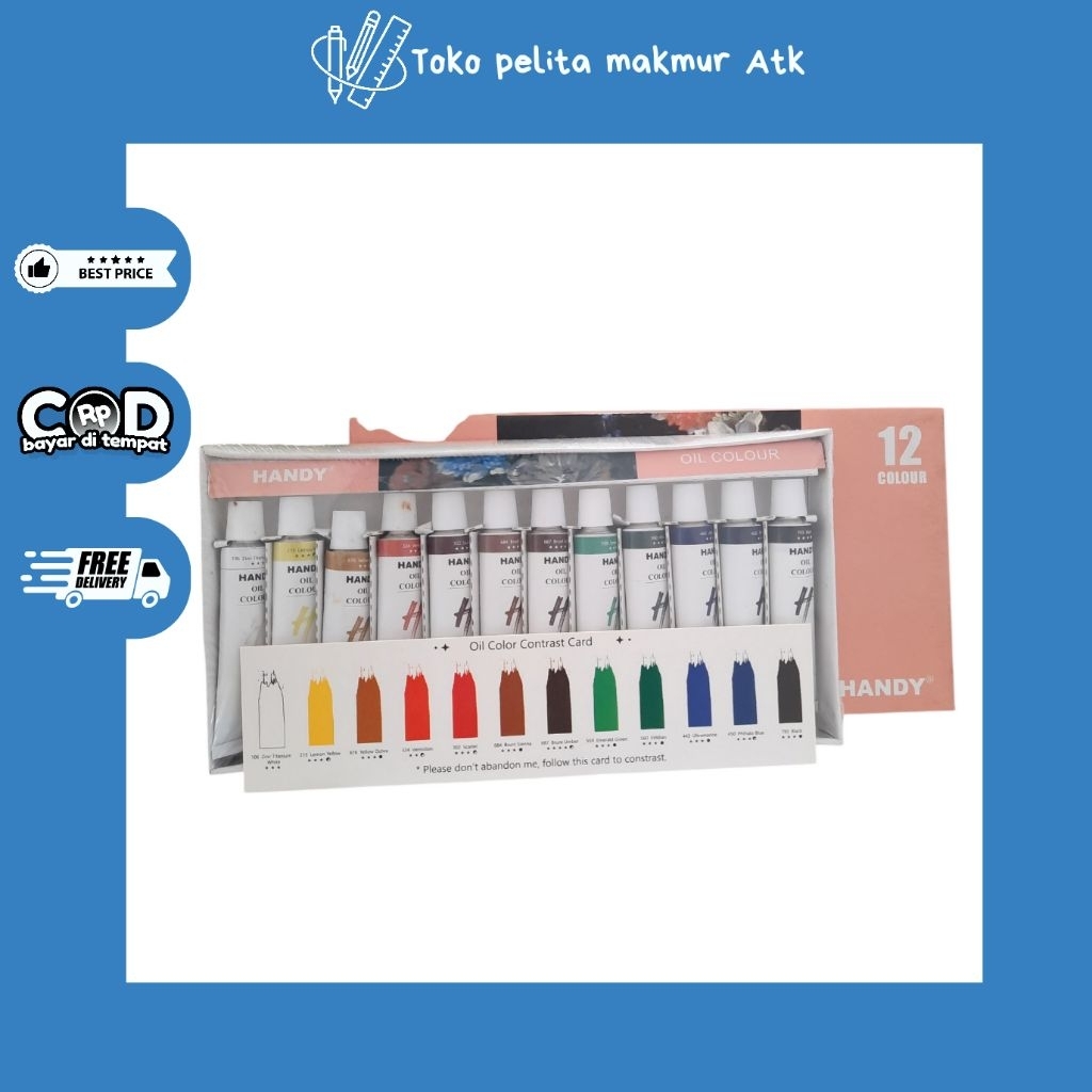 

OIL COLOUR HANDY 12 WARNA