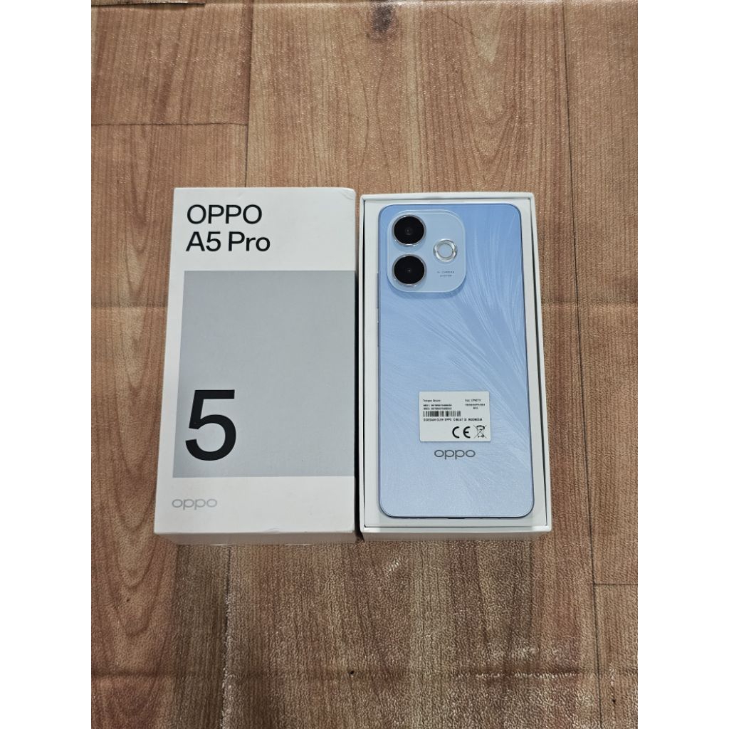 OPPO A5 PRO 8/128 SECOND MULUS FULLSET ACC LENGKAP