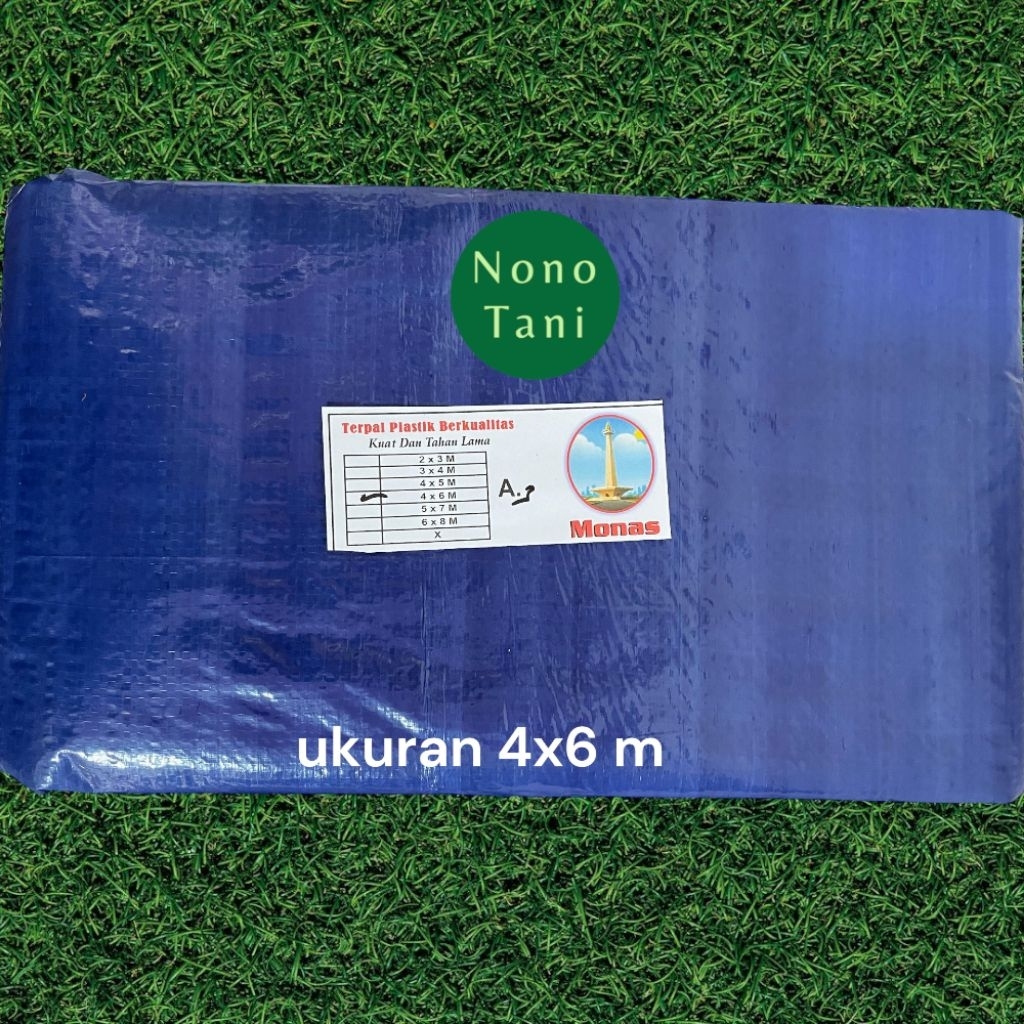 Terpal Biru A3 ukuran 4x6 meter
