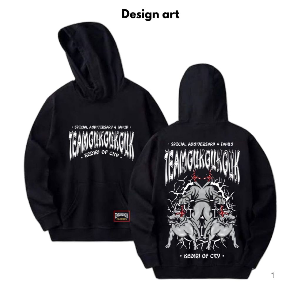 HOODIE Team GukGukGuk Bahan Fleece Standard Premium Tebal Dan Halus