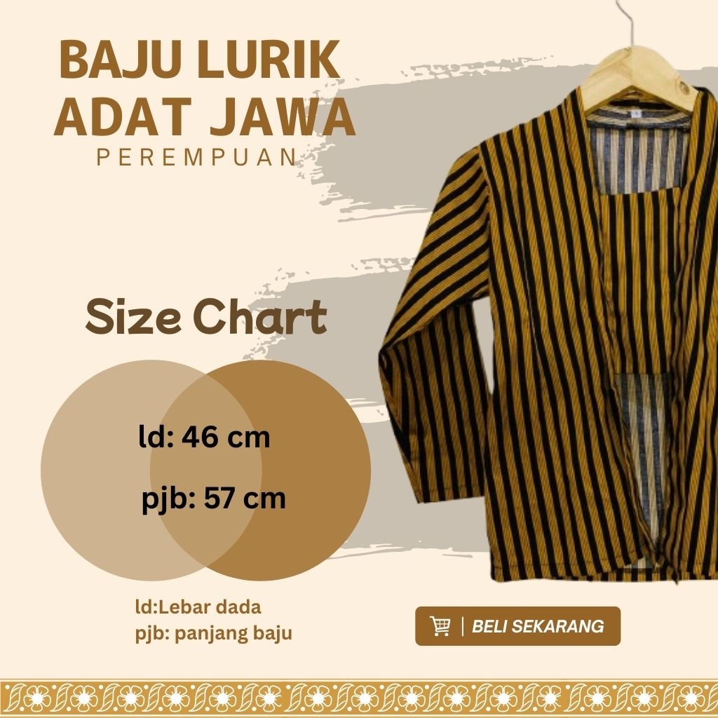 baju lurik Jawa anak perempuan sd baju Jawa anak baju adat Jawa anak baju lurik anak modern bajuluri