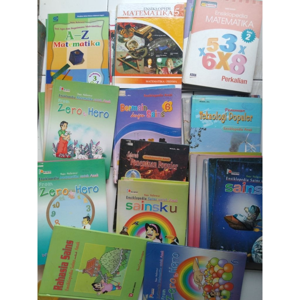 Buku Anak Pengetahuan ENSIKLOPEDI ANAK SEJARAH PENEMUAN POPULER, SAINSKU, ENSIKLOPEDI SAINS ANAK, EN